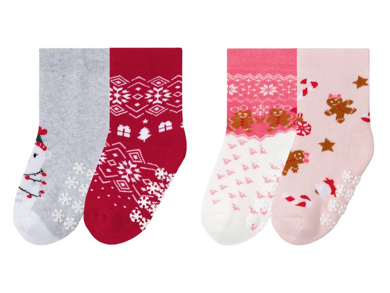 lupilu® Dívčí vánoční termo ponožky