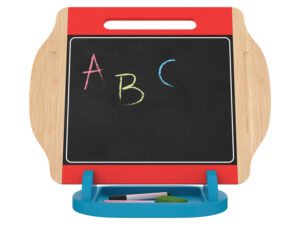 Playtive Dřevěná tabulka na učení Montessori (oboustranná tabule)